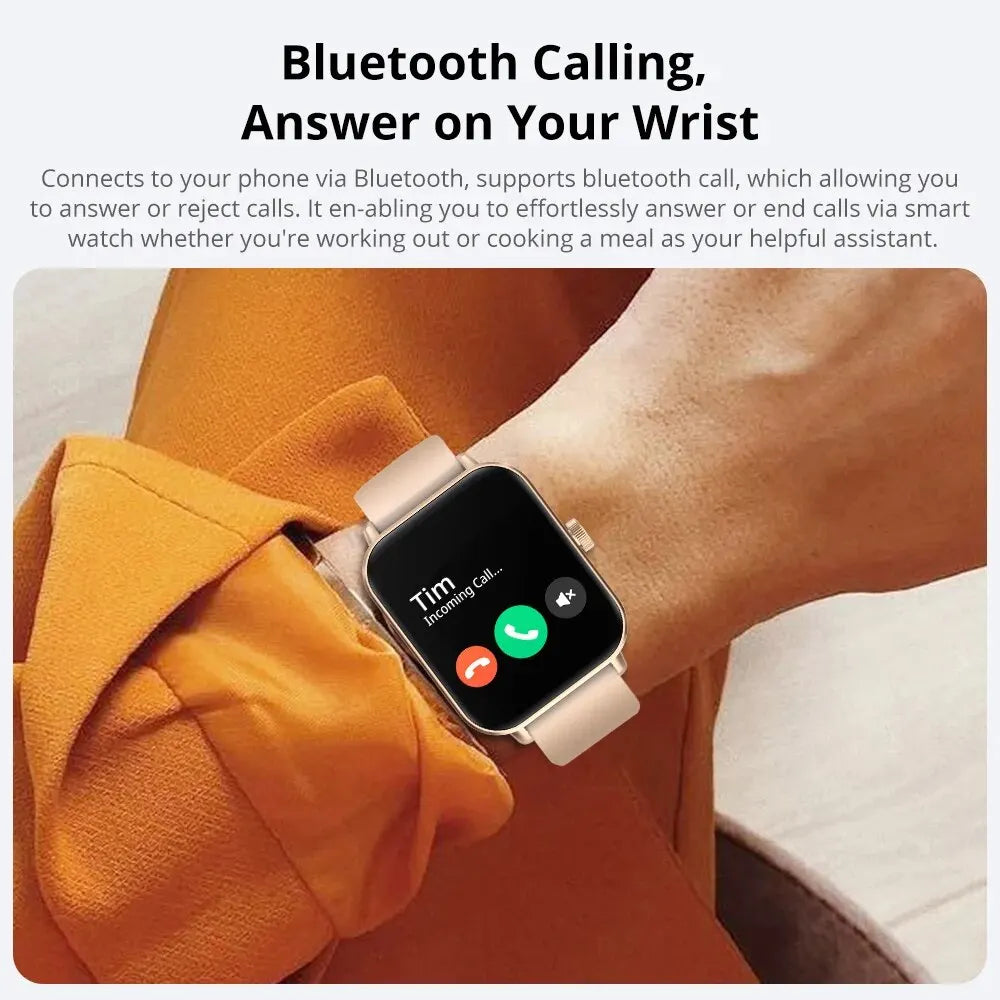 1.9" HD Smart Watch With Voice Calls & 24H Health Tracking