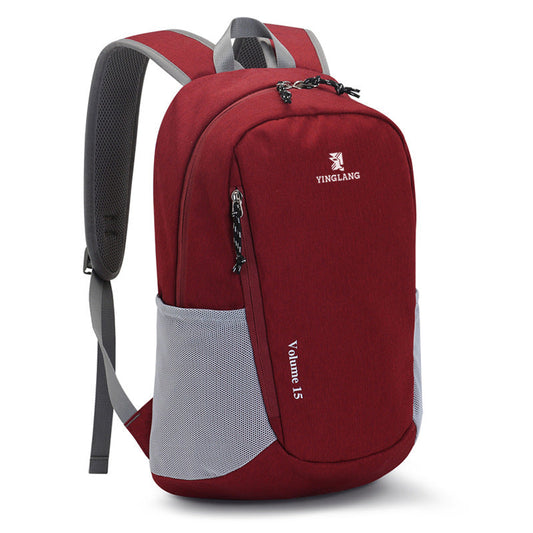 15L Outdoor Leisure Backpack Waterproof & Lightweight, Large Capacity Daypack for Hiking/Camping/Travel