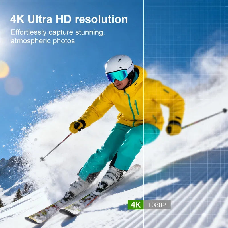 4K Pocket Vlogging Camera With Auto-Tracking Gimbal